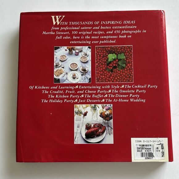 Martha Stewart Entertaining 1982 Hardcover Book Cookbook - Picture 4 of 14